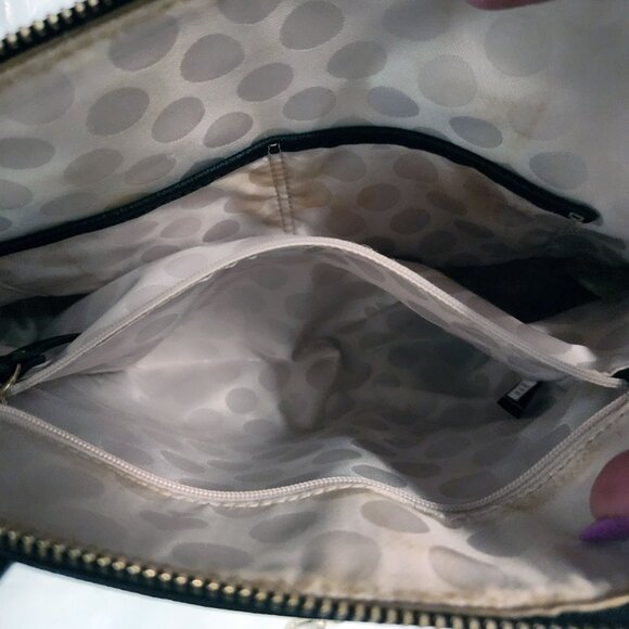 Kate Spade Cedar Street Maise Satchel - Black & Ivory - EUC - Picture 6 of 12